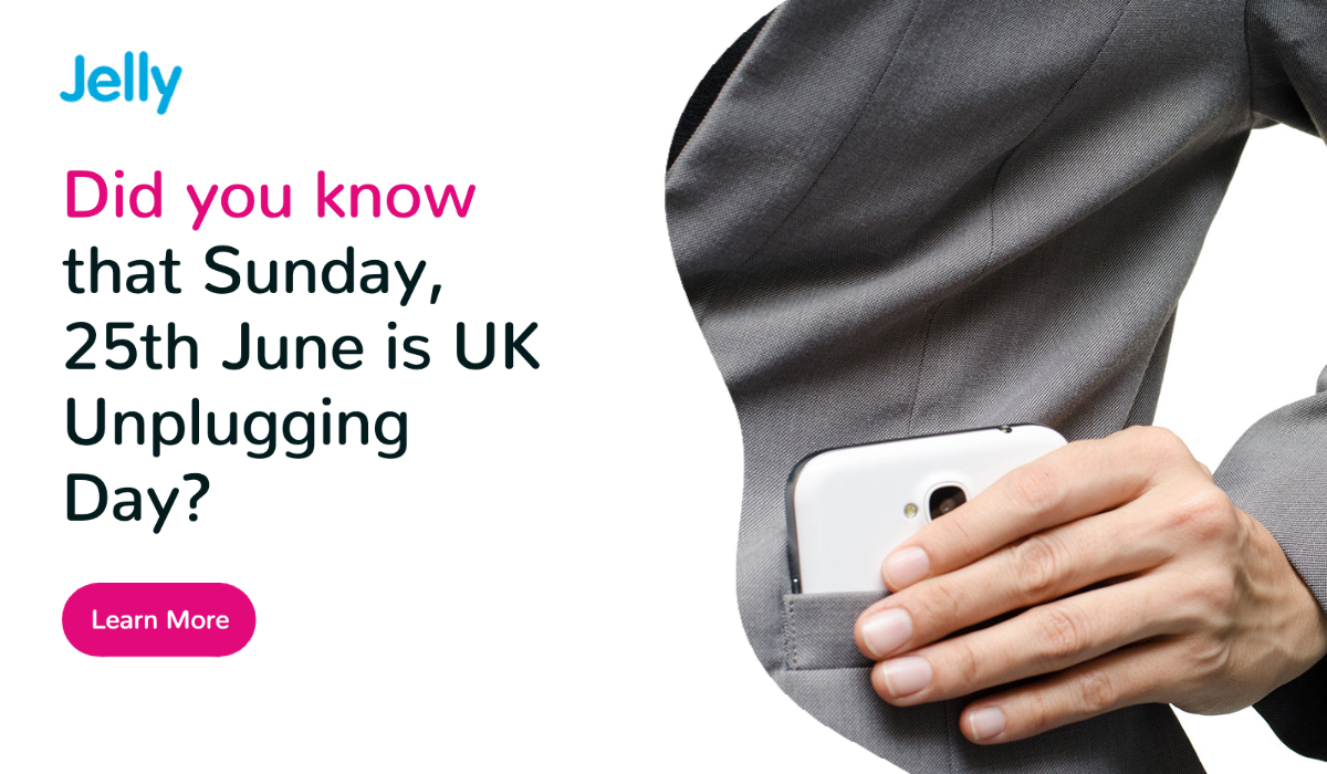 Did you know that Sunday 25th June is UK Unplugging Day